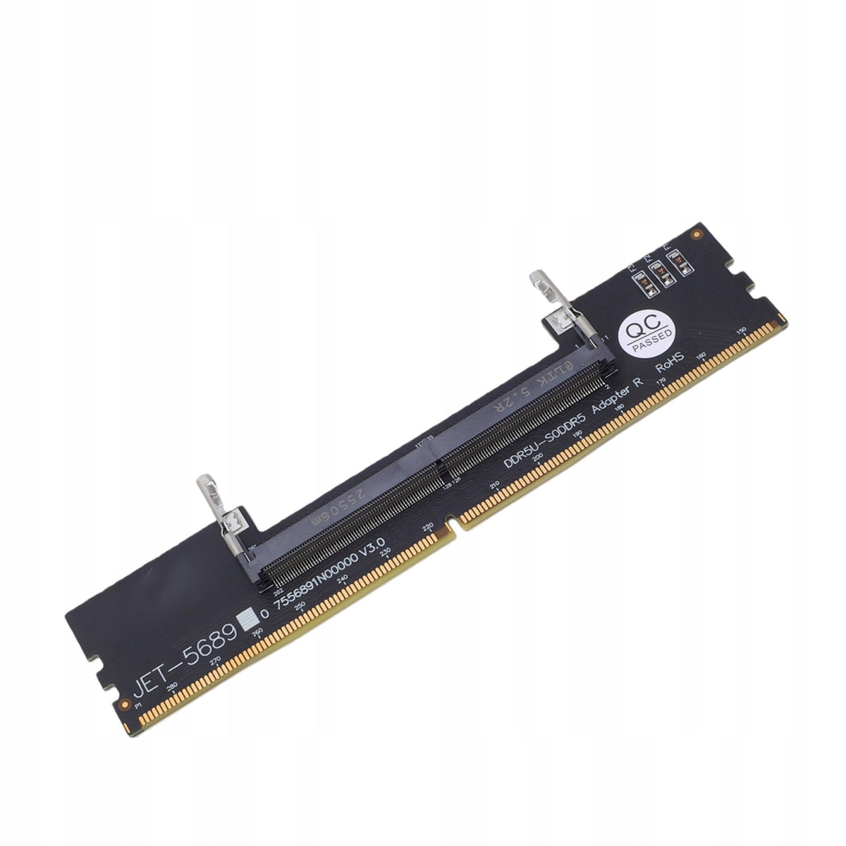 Adaptateur DDR5 SO-DIMM vers DIMM – autre angle