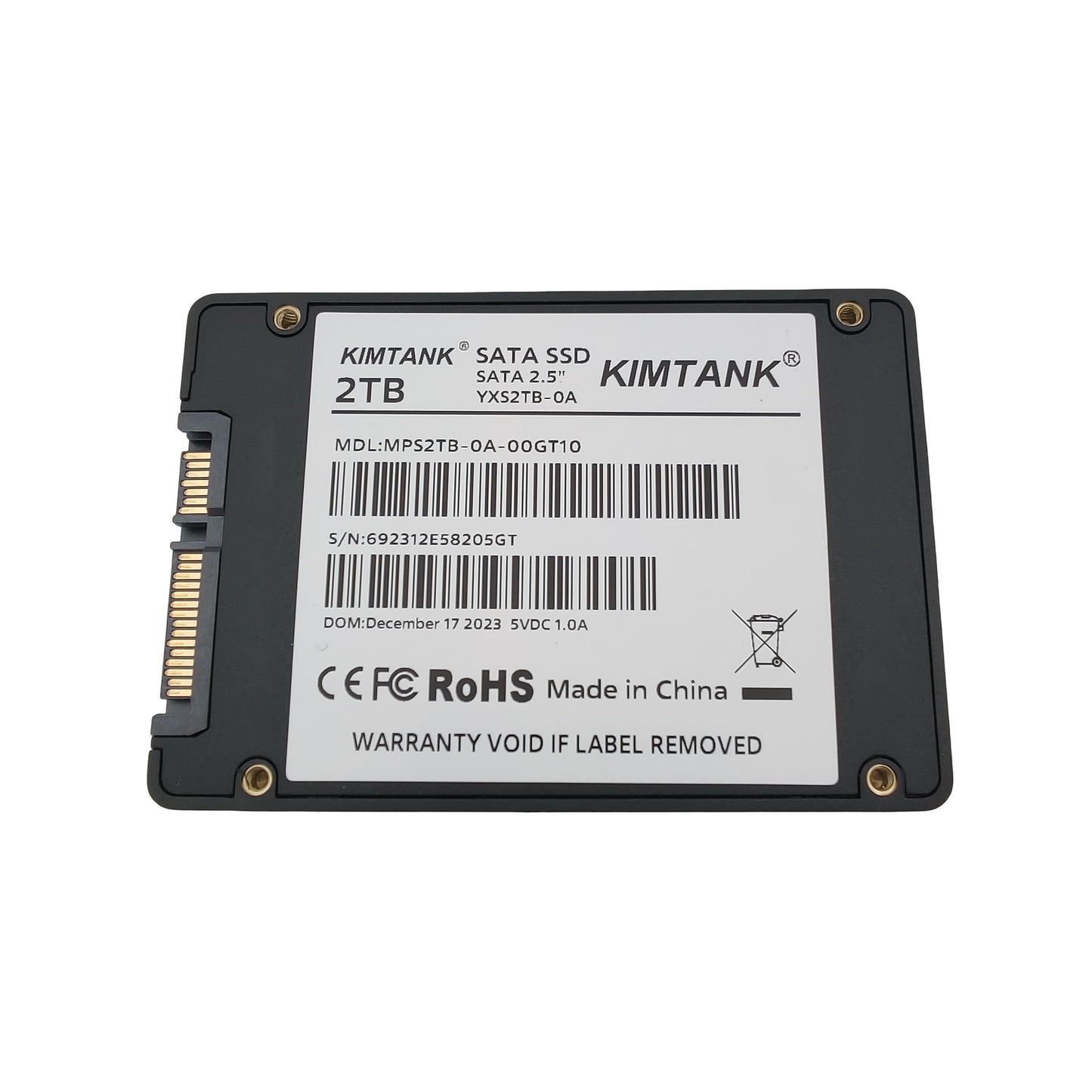 Disque SSD Kimtank 2,5'' SATA III – 1 To - Disque dur & SSD | DR CLICK Informatique