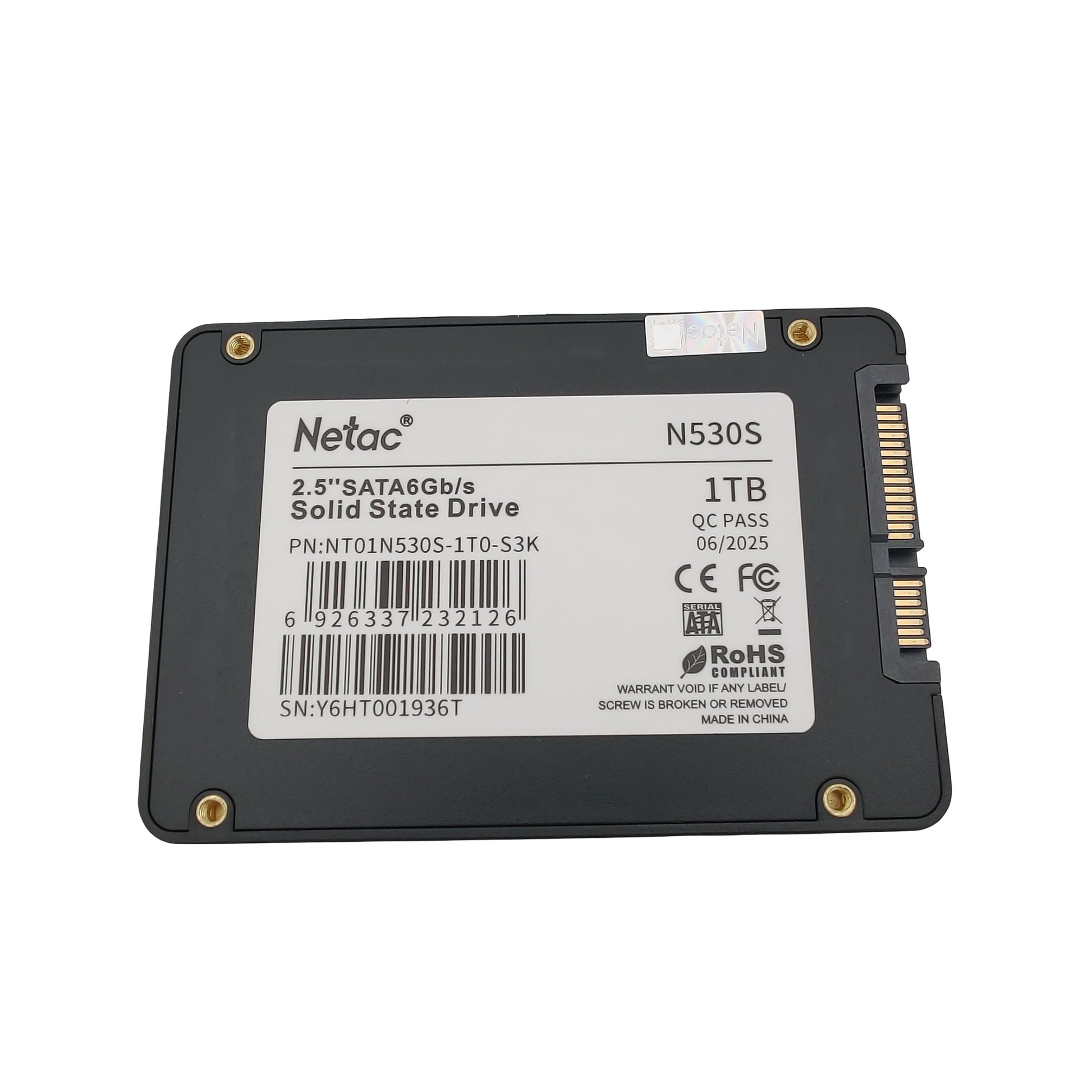 Disque SSD Netac N530S 2,5'' SATA III – 1 To - Disque dur & SSD | DR CLICK Informatique