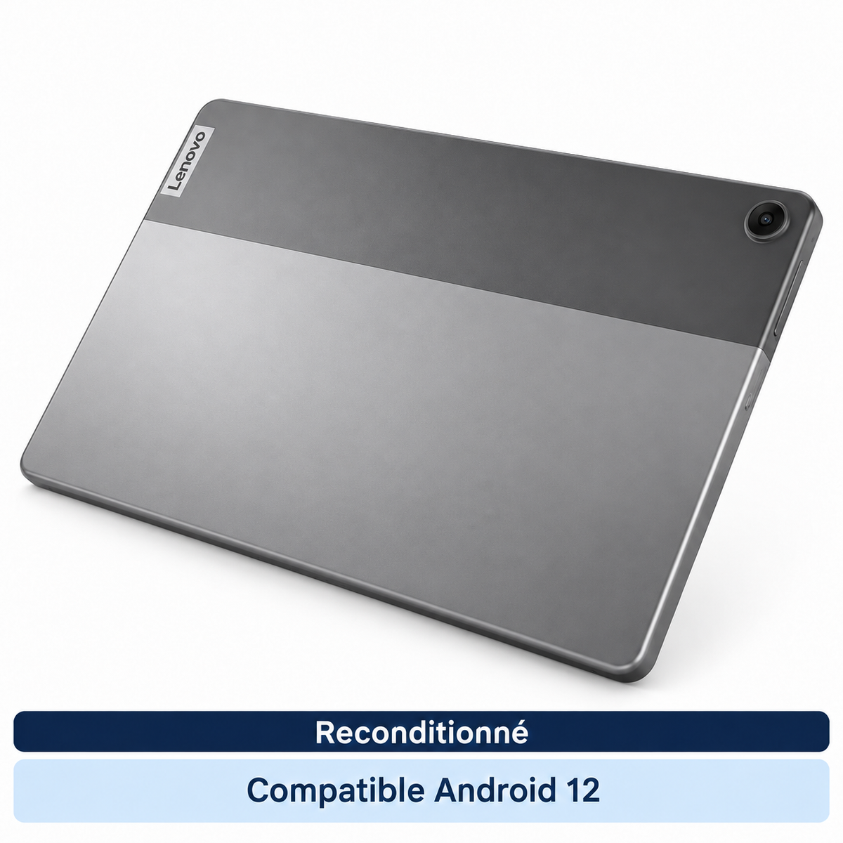 Lenovo Tab M10 Gen 3 (2022) – 10,1 pouces, 64 Go WiFi, gris (Reconditionné) — vue 2, compatible Android 12