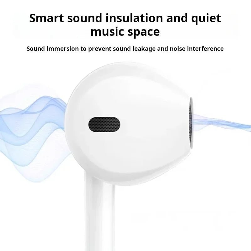 Écouteurs filaires pour iPhone – USB - C (15/16) ou Lightning (8–14) - Casque & micro | DR CLICK Informatique