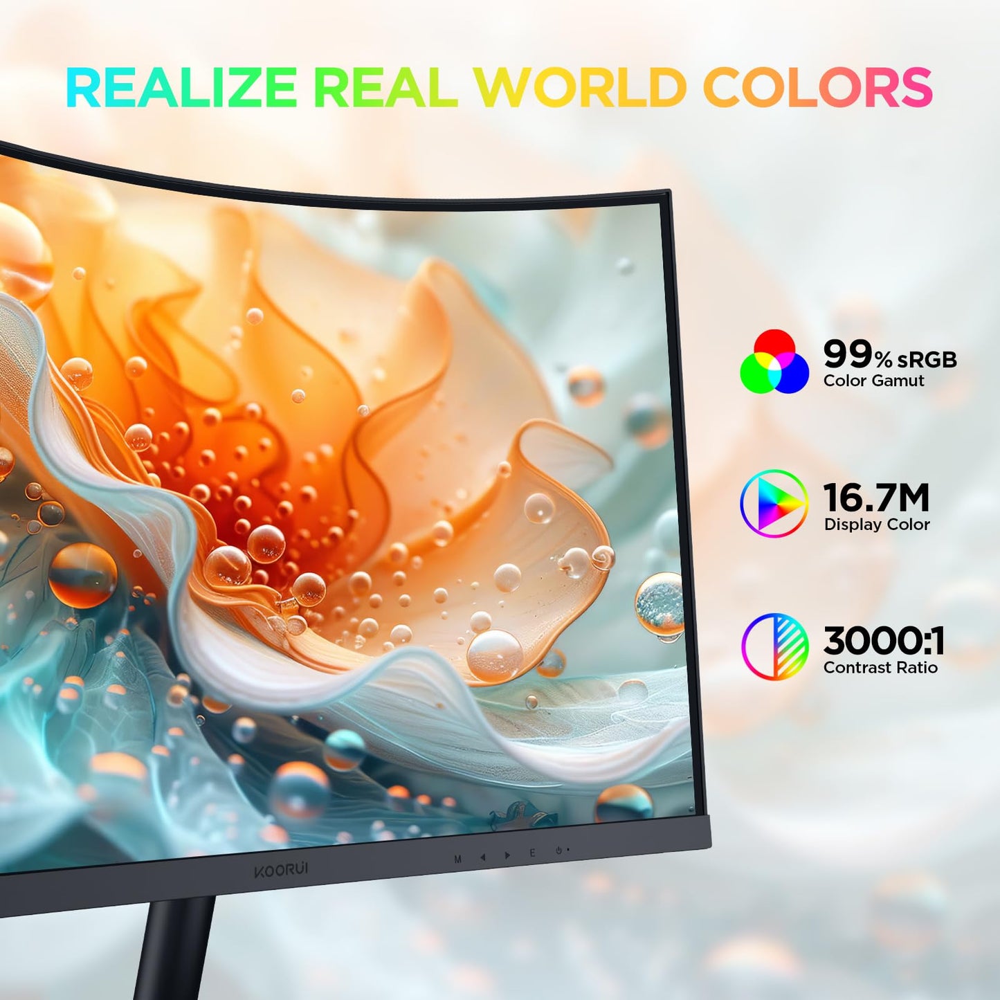 Écran PC Incurvé - Dalle VA 27 Pouces, Résolution FHD, 1800R, 75Hz, HDMI, VGA, Réglage de l’Inclinaison - Ecran ordinateur | DR CLICK Informatique