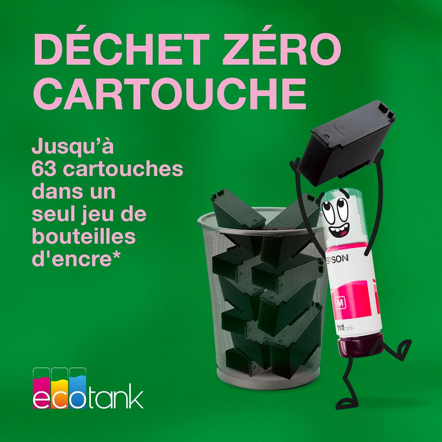 Epson EcoTank ET - 2862 – Imprimante Jet d’Encre Wi - Fi A4, Multifonction Couleur, Réservoirs Rechargeables, Économique - imprimantes et scanners | DR CLICK Informatique