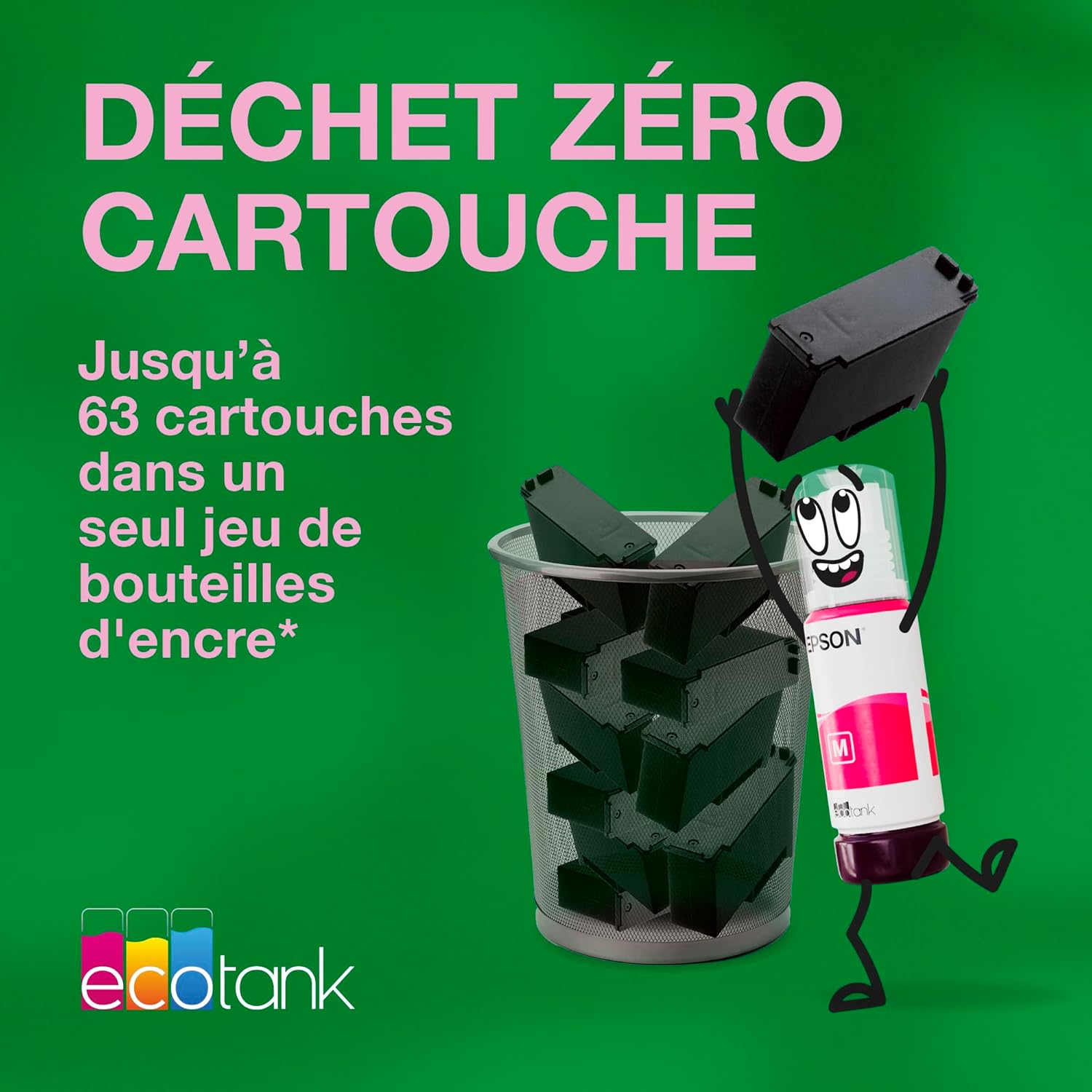 Epson EcoTank ET - 2862 – Imprimante Jet d’Encre Wi - Fi A4, Multifonction Couleur, Réservoirs Rechargeables, Économique - imprimantes et scanners | DR CLICK Informatique