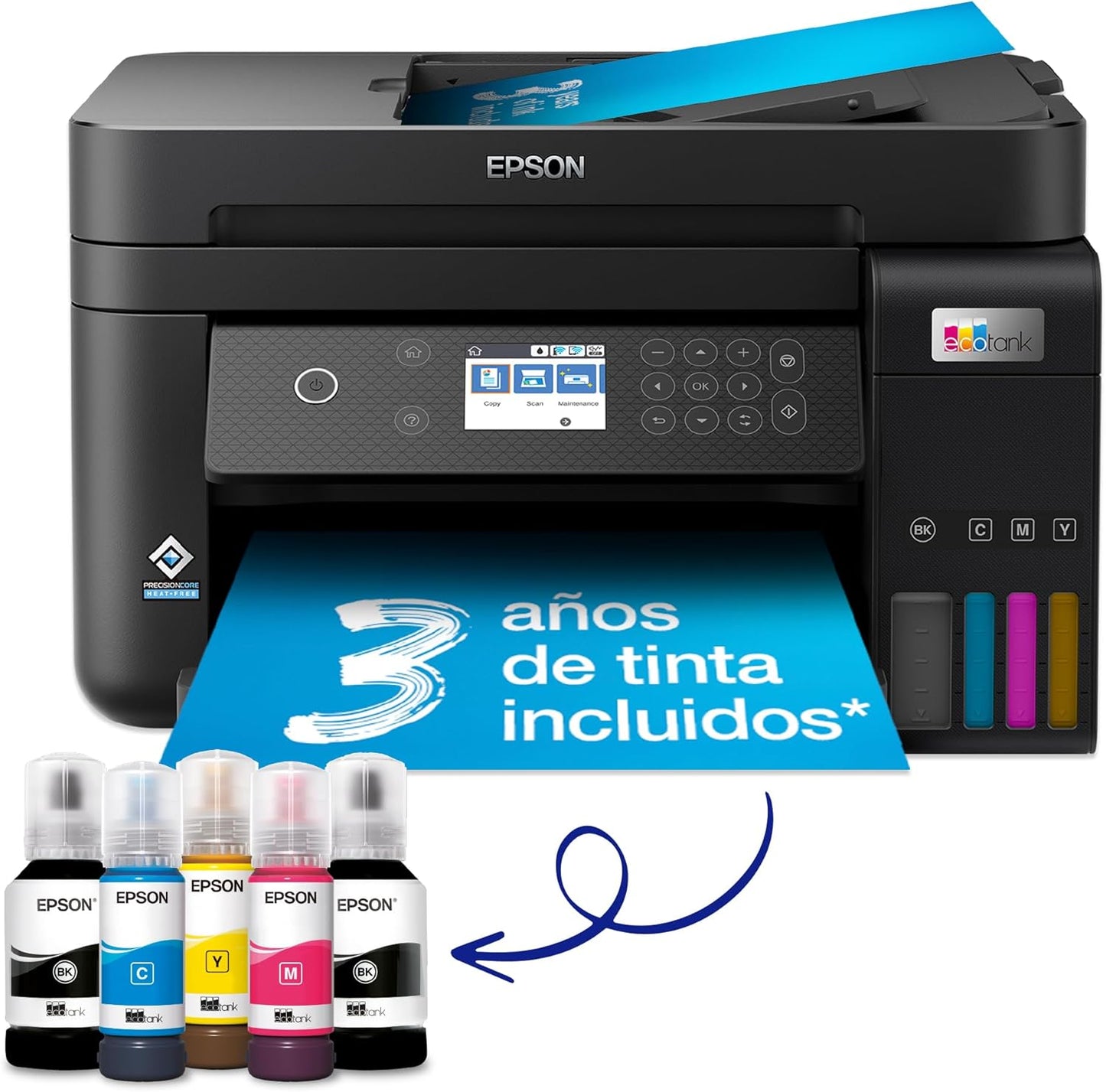 Epson EcoTank ET - 2862 – Imprimante Jet d’Encre Wi - Fi A4, Multifonction Couleur, Réservoirs Rechargeables, Économique - imprimantes et scanners | DR CLICK Informatique