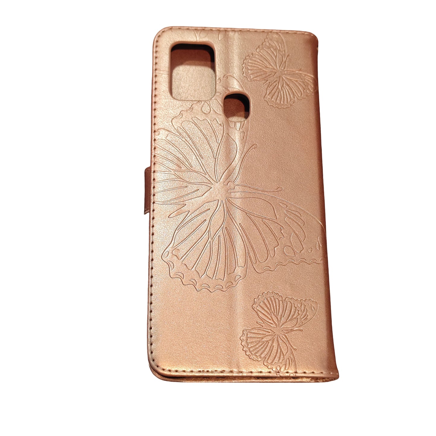Étui Portefeuille Samsung Galaxy A21s – Coque Rabattable Motif Papillon Rose Gold - Coques & Étuis de protection | DR CLICK Informatique
