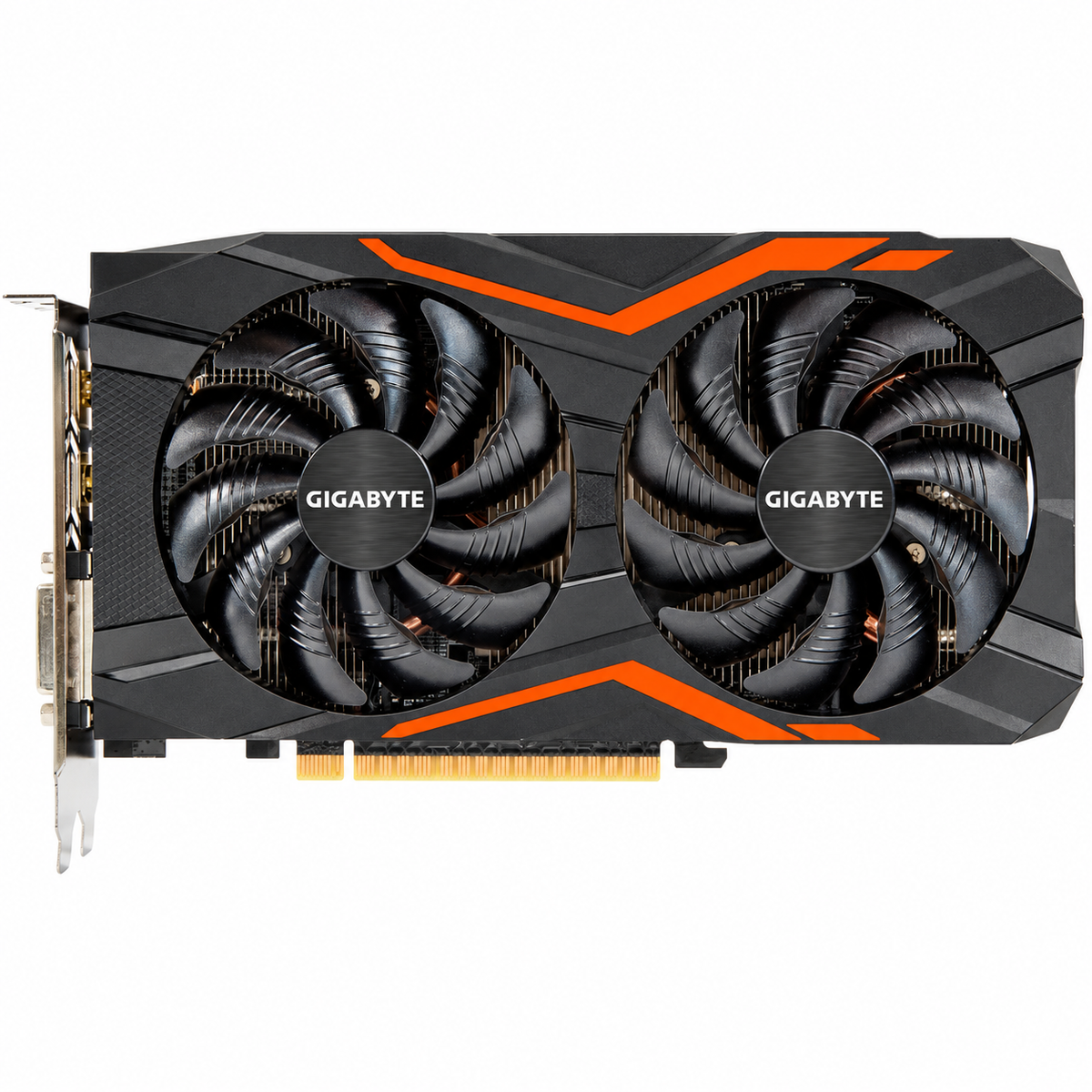 Gigabyte GTX 1050 Ti G1 Gaming 4 Go reconditionnée – vue face