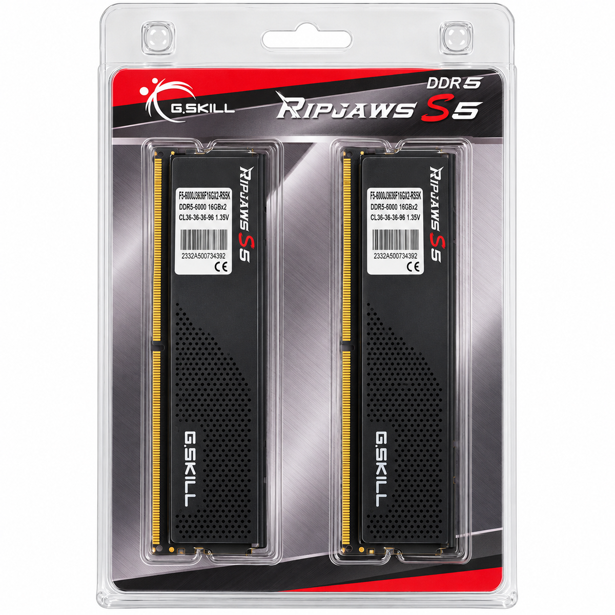 G.Skill Ripjaws S5 DDR5 neuve – Conditionnement du kit 32 Go