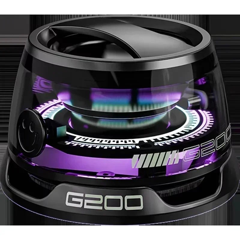 Haut - parleur Bluetooth Portable G200 RGB, éclairage magnétique BT5.3, Mini boîte de son, lecture de 7 heures, support pour téléphone - | DR CLICK Informatique