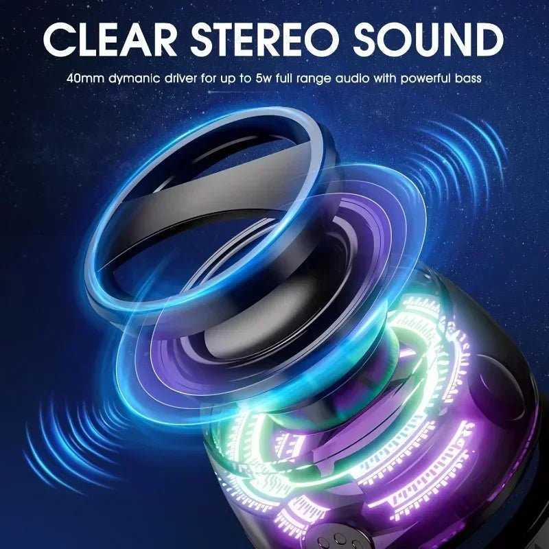 Haut - parleur Bluetooth Portable G200 RGB, éclairage magnétique BT5.3, Mini boîte de son, lecture de 7 heures, support pour téléphone - | DR CLICK Informatique