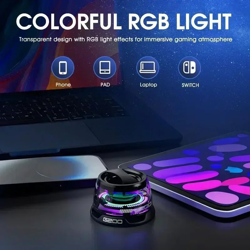 Haut - parleur Bluetooth Portable G200 RGB, éclairage magnétique BT5.3, Mini boîte de son, lecture de 7 heures, support pour téléphone - | DR CLICK Informatique