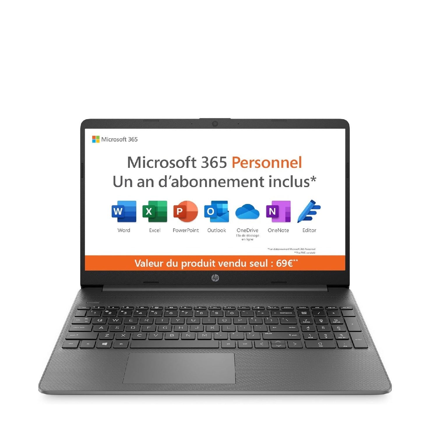 HP 15s - fq0003sf 15,6" FHD, Celeron N100, RAM 4 Go, SSD 128 Go - PC portable | DR CLICK Informatique