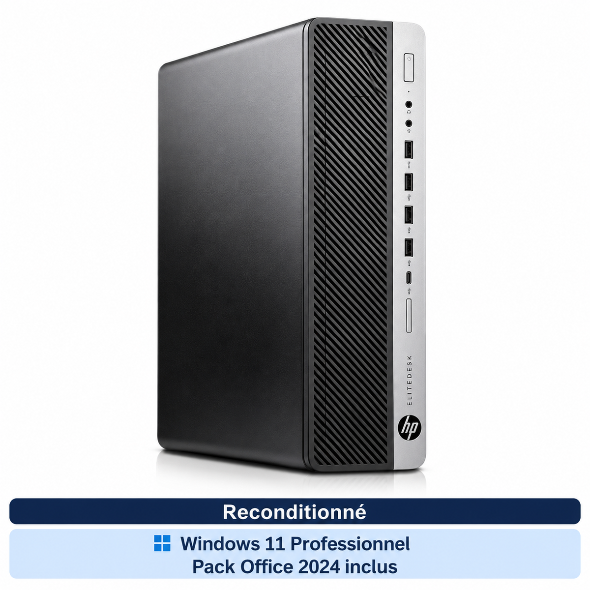 HP EliteDesk800G3 SFF reconditionné — vue2
