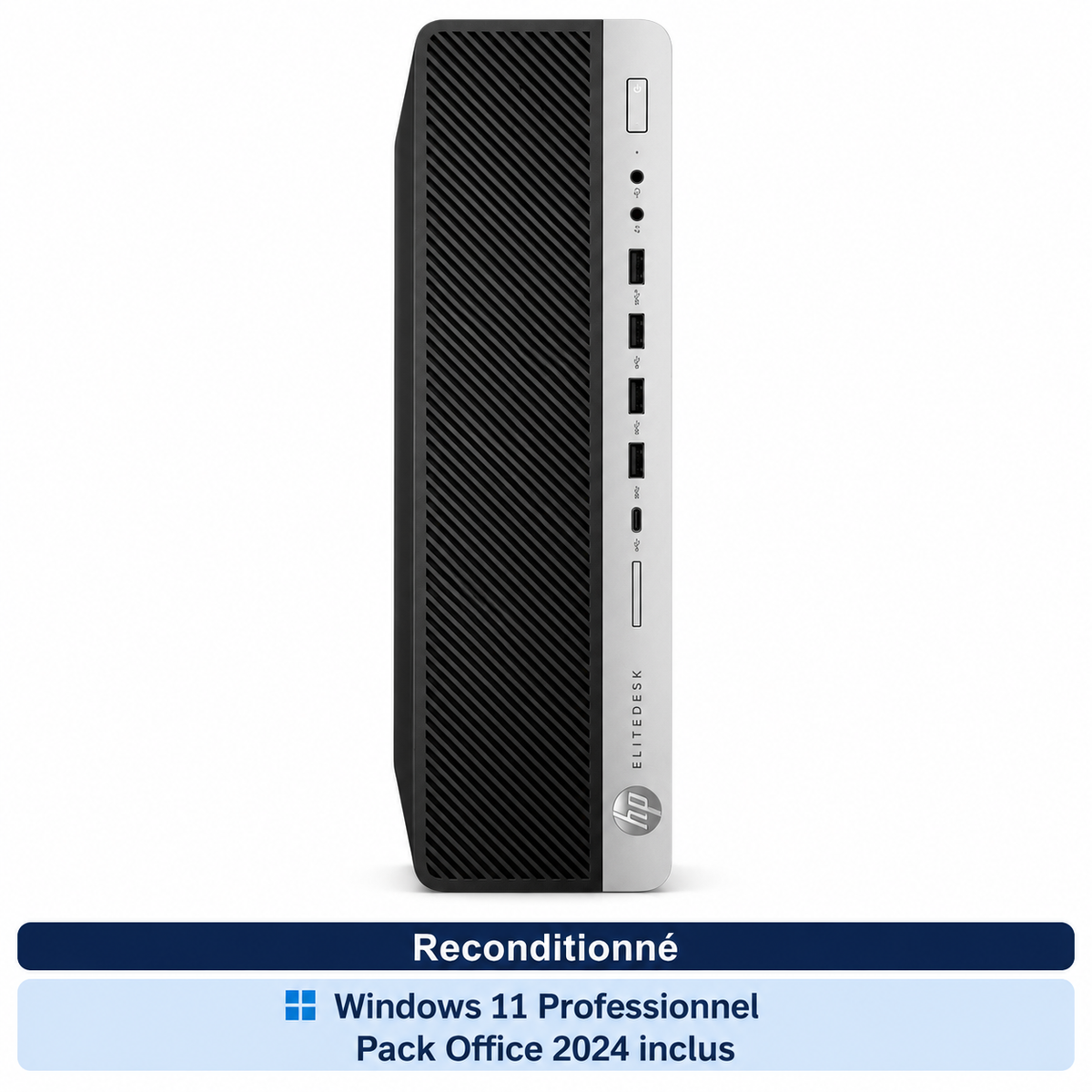 HP EliteDesk800G3 SFF reconditionné — vue3