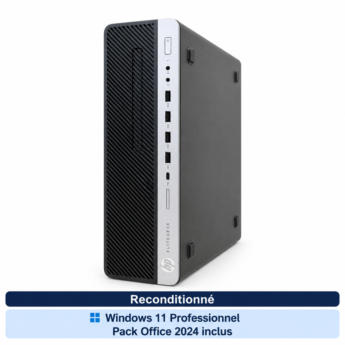 HP EliteDesk800G4 SFF reconditionné — vue1