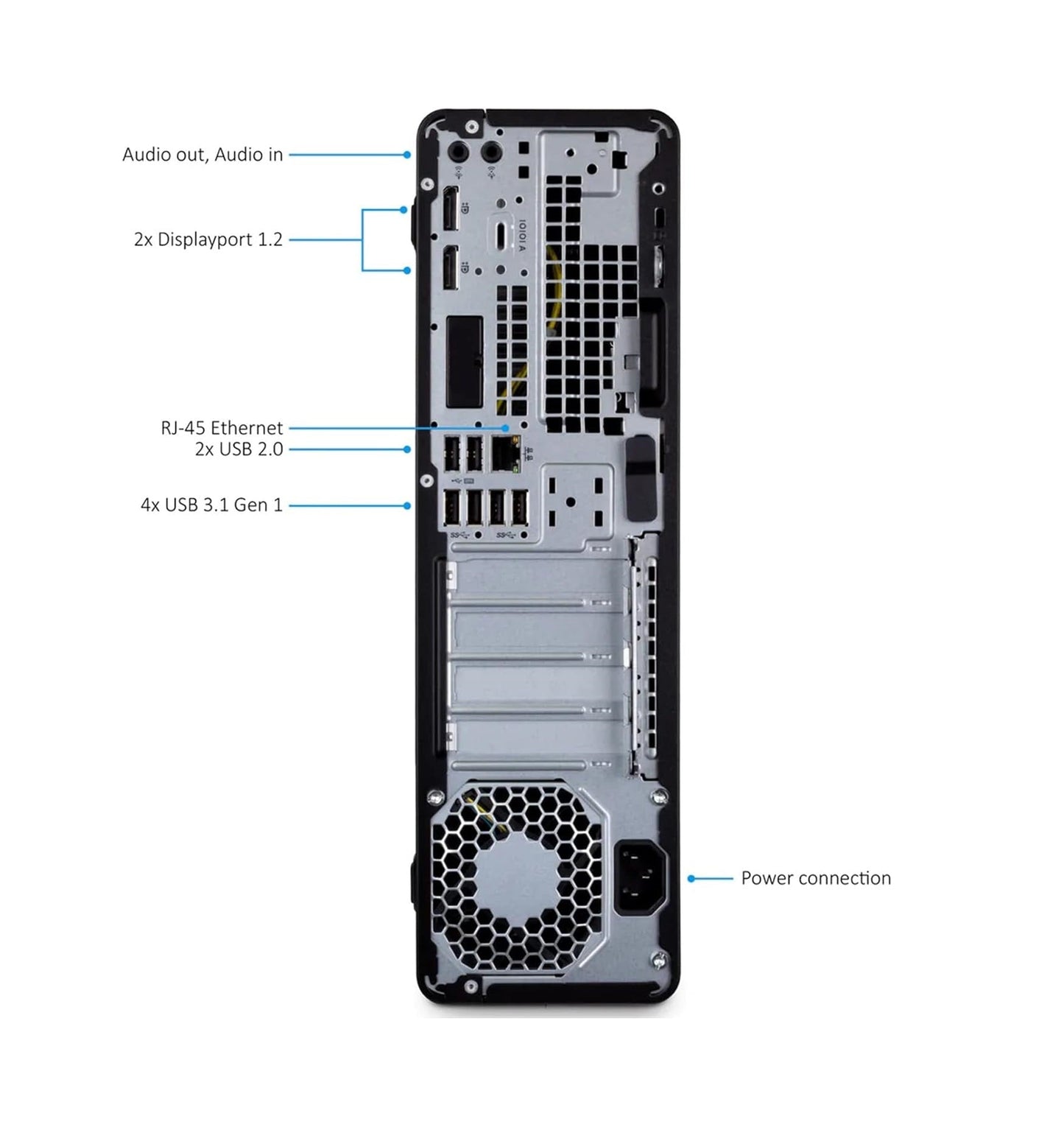 HP EliteDesk 800 G3 PC Ordinateur SFF Intel i7 - 6700 Ram 8 Go SSD 240 Go Windows 10 Pro (reconditionné) - PC de bureau reconditionné | DR CLICK Informatique