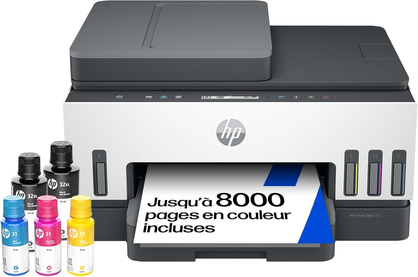 HP Smart Tank 7305 – Imprimante Jet d’Encre Couleur, Wi - Fi/Bluetooth, Duplex Automatique, Haut Volume, Réservoirs Rechargeables - imprimantes et scanners | DR CLICK Informatique