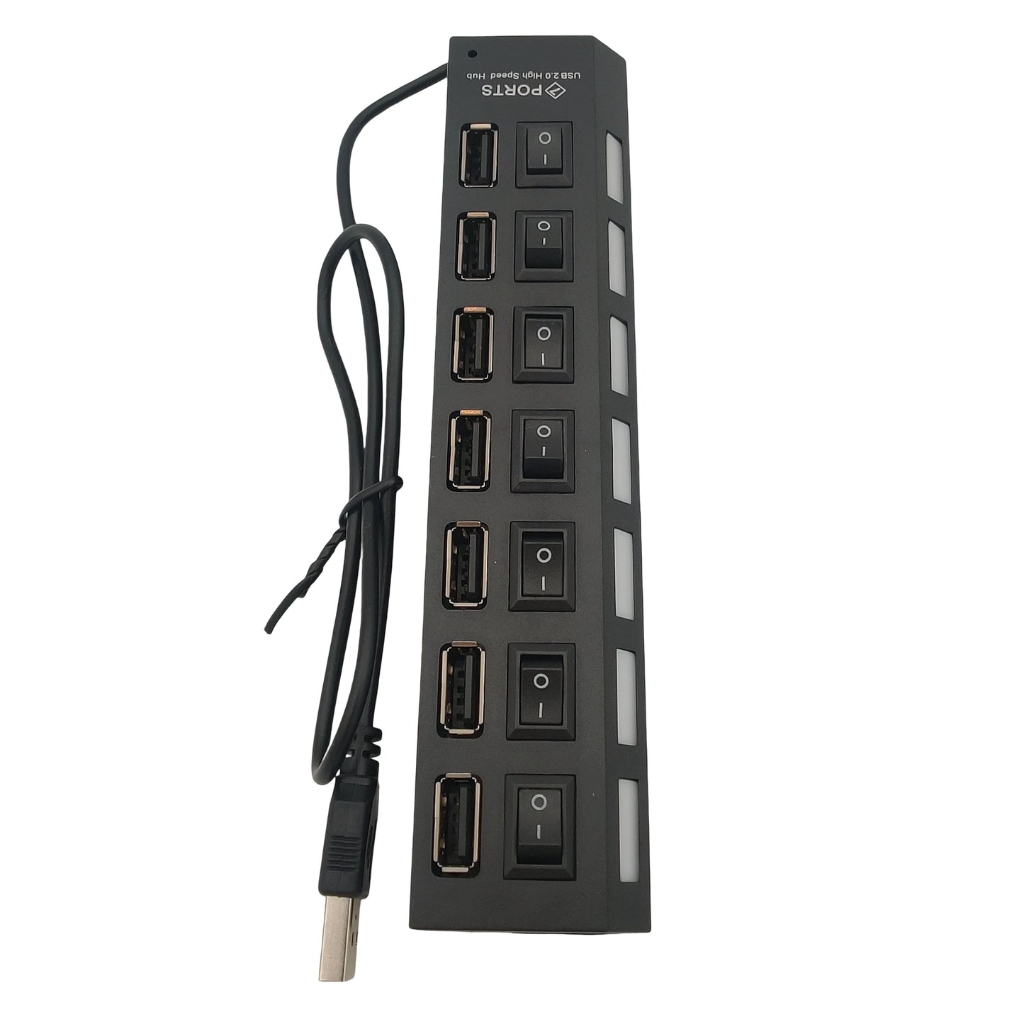 Hub USB 7 Ports avec Interrupteurs - Hub USB | DR CLICK Informatique