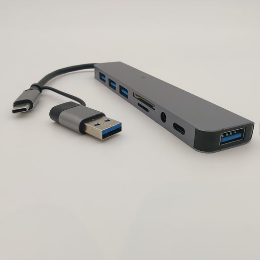 Hub USB-C multifonction avec adaptateur USB 3.0