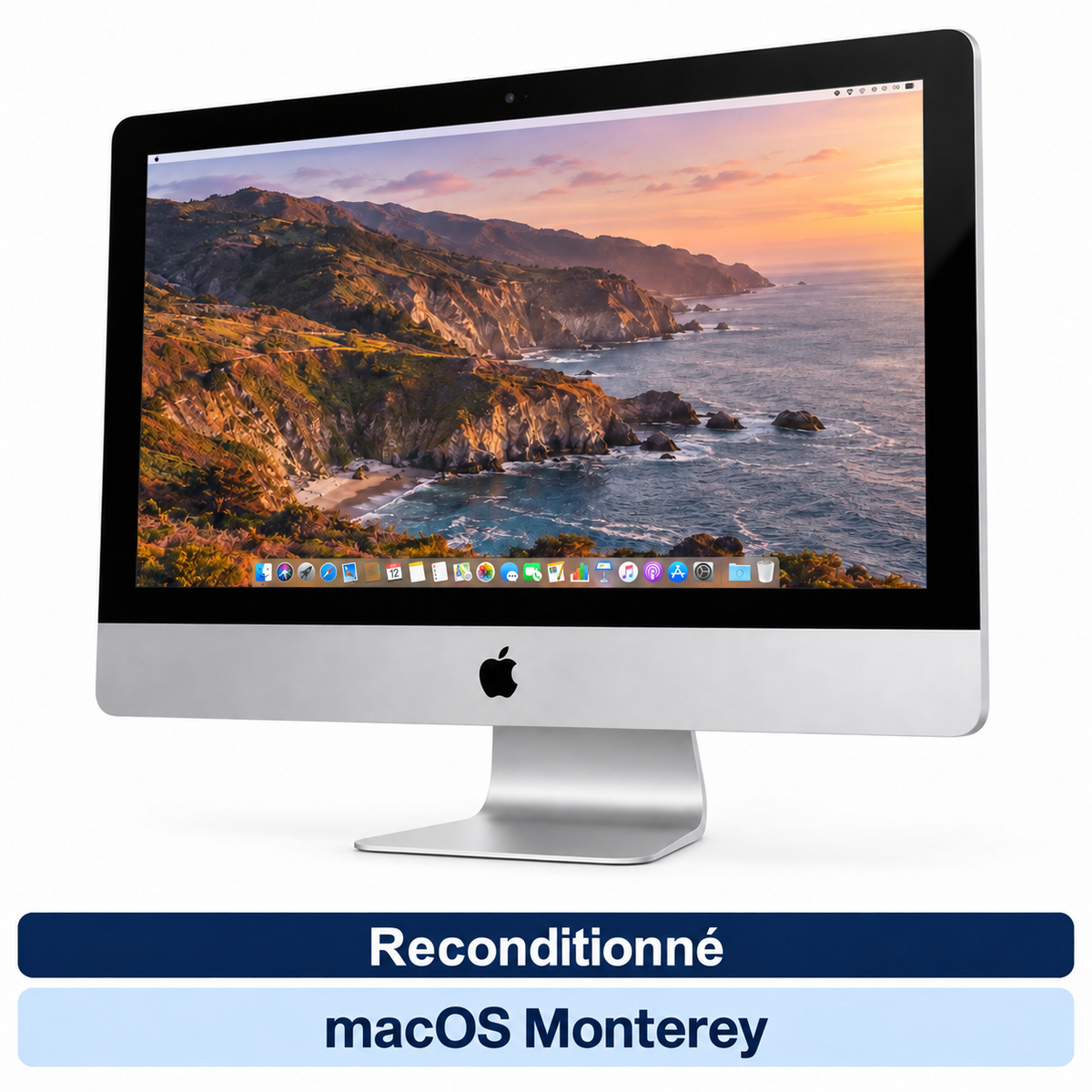 Apple iMac 21,5 pouces (2015) – i5-5575R, 16 Go RAM, Disque dur 1 To – Reconditionné – macOS Monterey – vue 1