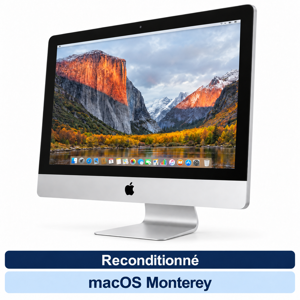 Apple iMac 21,5 pouces (2015) – i5-5575R, 16 Go RAM, SSD 256 Go – Reconditionné – macOS Monterey – vue 1