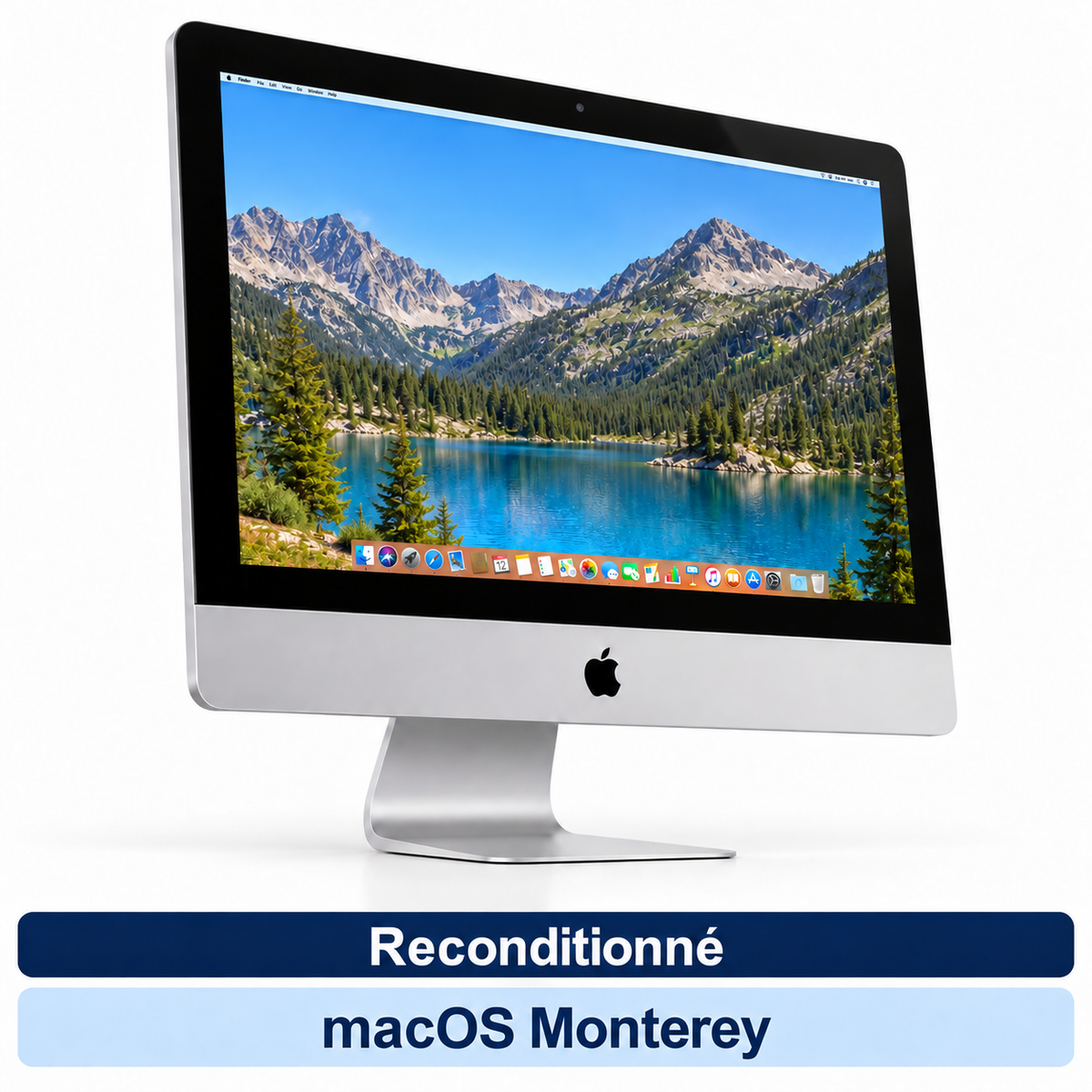 Apple iMac 21,5 pouces (2015) – i5-5250U, 8 Go RAM, SSD 256 Go – Reconditionné – macOS Monterey – vue 2