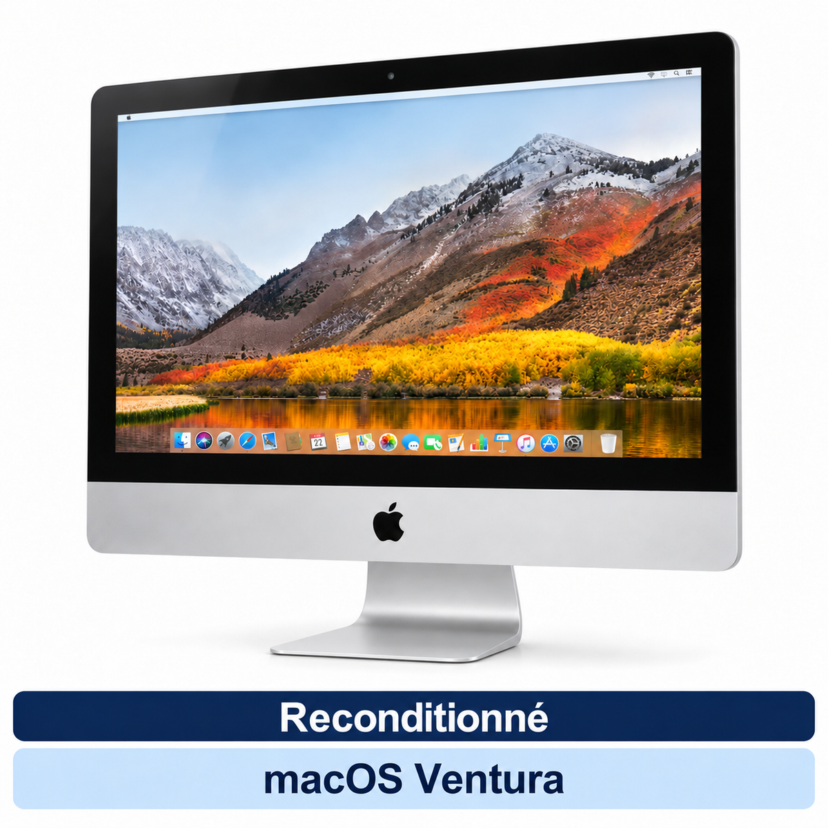 Apple iMac 21,5 pouces (2017) – i5-7360U, 8 Go RAM, SSD 256 Go – Reconditionné – macOS Ventura – vue 1