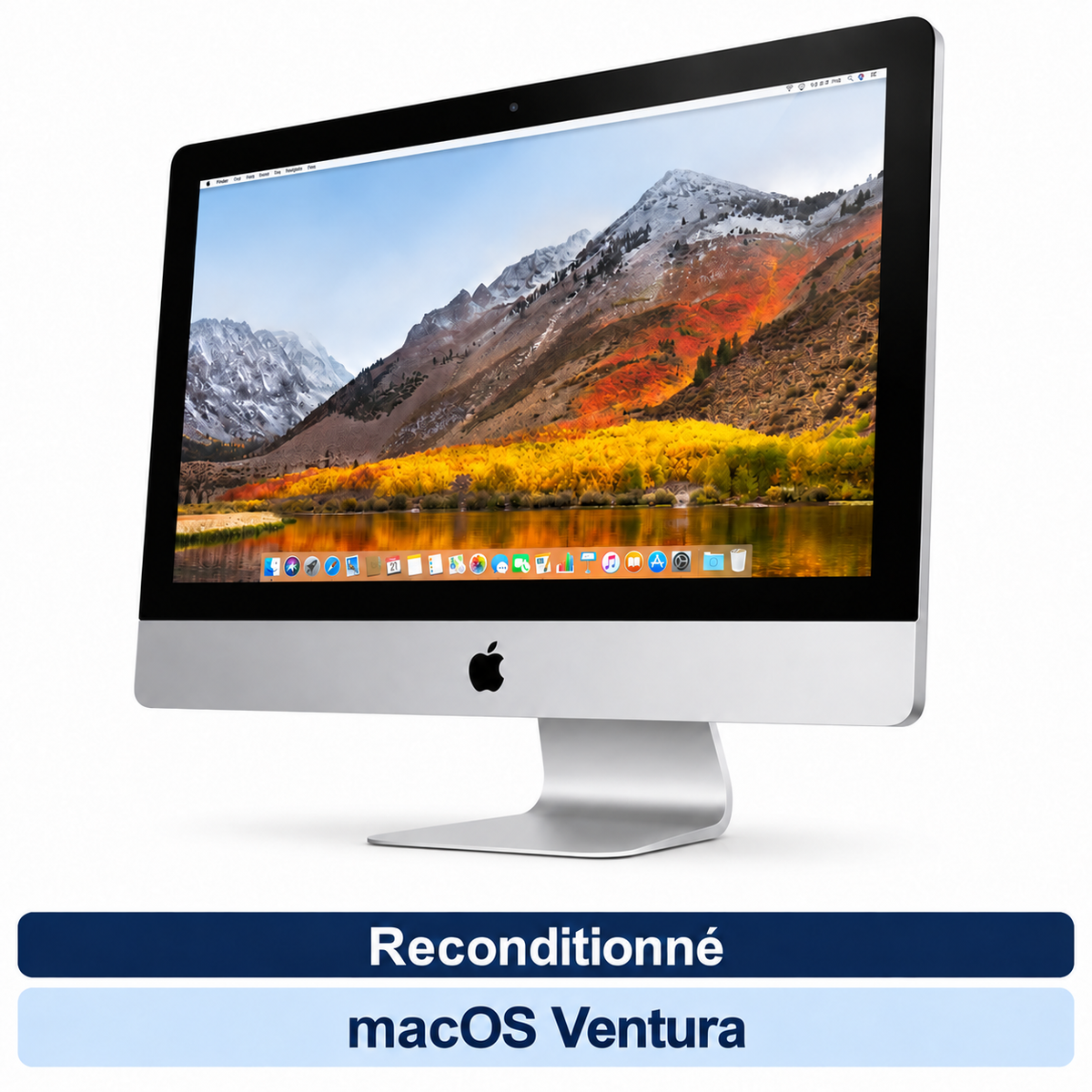 Apple iMac 21,5 pouces (2017) – i5-7360U, 8 Go RAM, SSD 256 Go – Reconditionné – macOS Ventura – vue 2