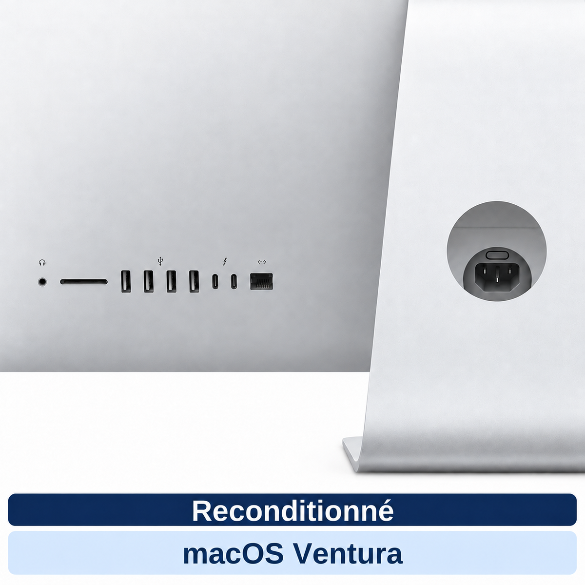 Apple iMac 21,5 pouces (2017) – i5-7360U, 8 Go RAM, SSD 256 Go – Reconditionné – macOS Ventura – vue 3