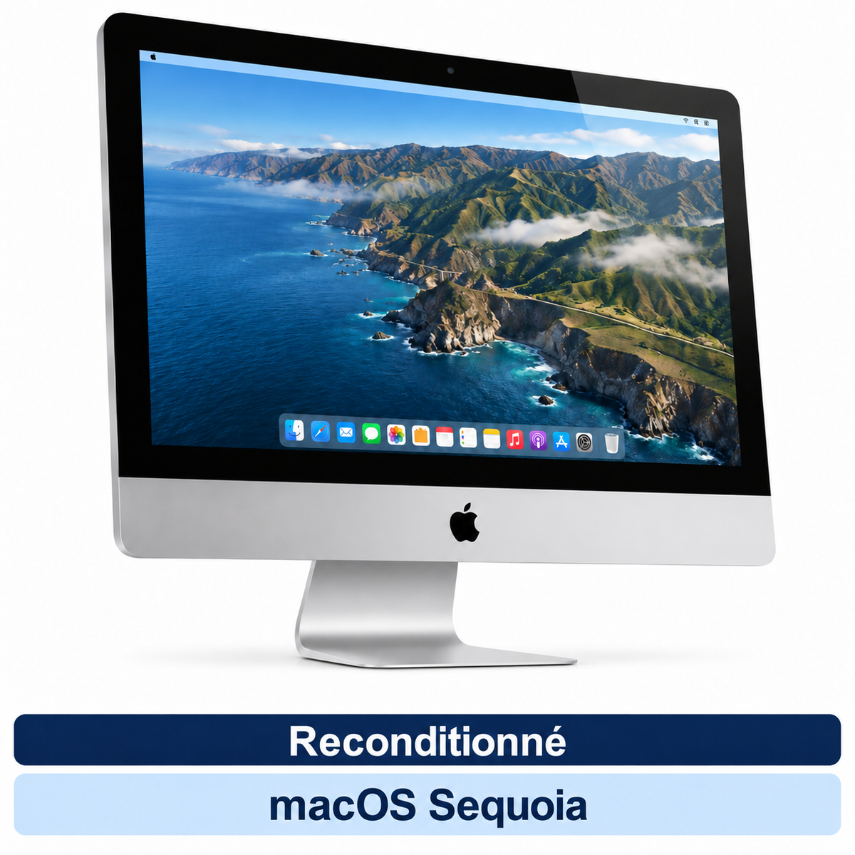 Apple iMac 21,5 pouces Retina 4K (2019) – i3-8100, 8 Go RAM, SSD 1 To – Reconditionné – macOS Sequoia – vue 1
