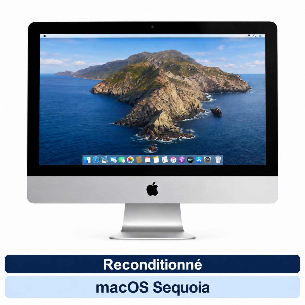 Apple iMac 21,5 pouces Retina 4K (2019) – i3-8100, 8 Go RAM, SSD 512 Go – Reconditionné – macOS Sequoia – vue 1