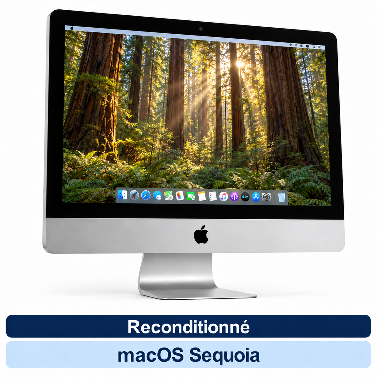 Apple iMac 21,5 pouces Retina 4K (2019) – i5-8500, 16 Go RAM, SSD 256 Go – Reconditionné – macOS Sequoia – vue 1