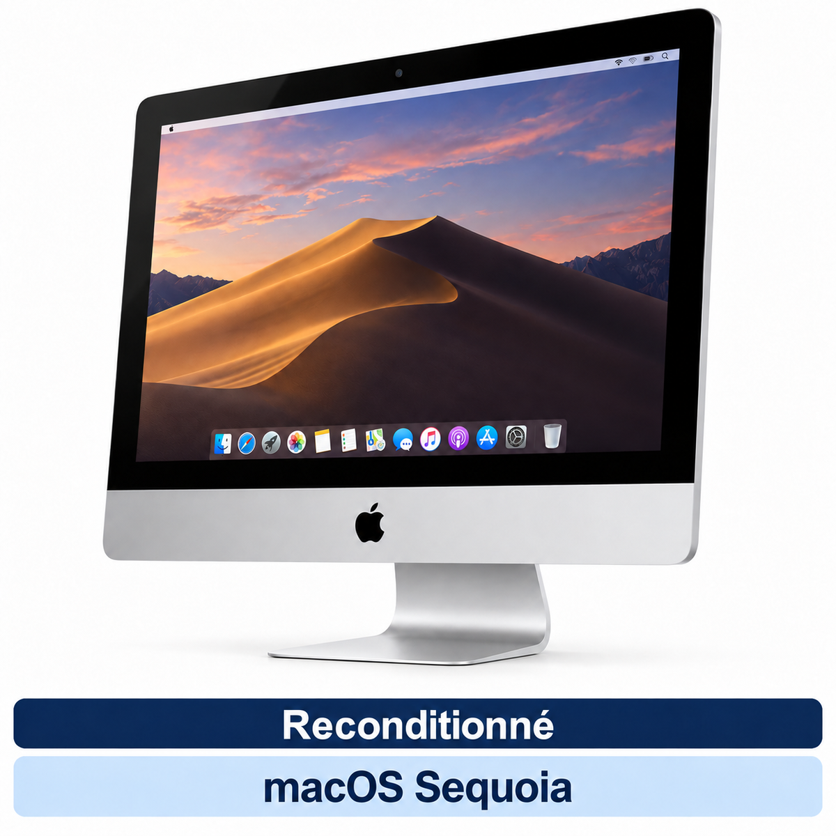 Apple iMac 21,5 pouces Retina 4K (2019) – i5-8500, 16 Go RAM, SSD 512 Go – Reconditionné – macOS Sequoia – vue 1