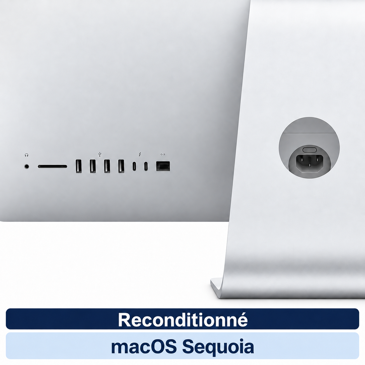 Apple iMac 21,5 pouces Retina 4K (2019) – i5-8500, 16 Go RAM, SSD 512 Go – Reconditionné – macOS Sequoia – vue 3