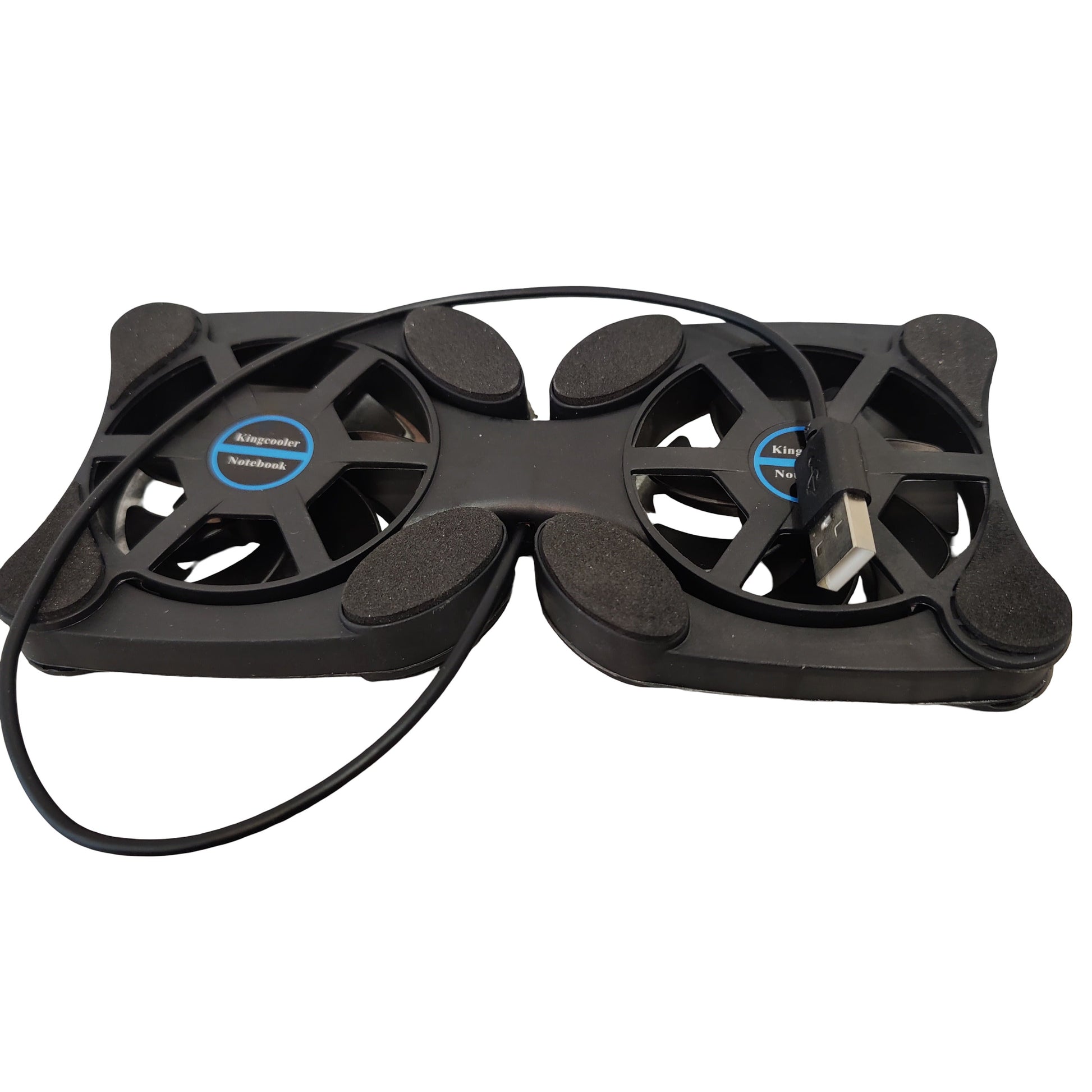 Support de PC portable Kingcooler 818 – design pliable en X noir