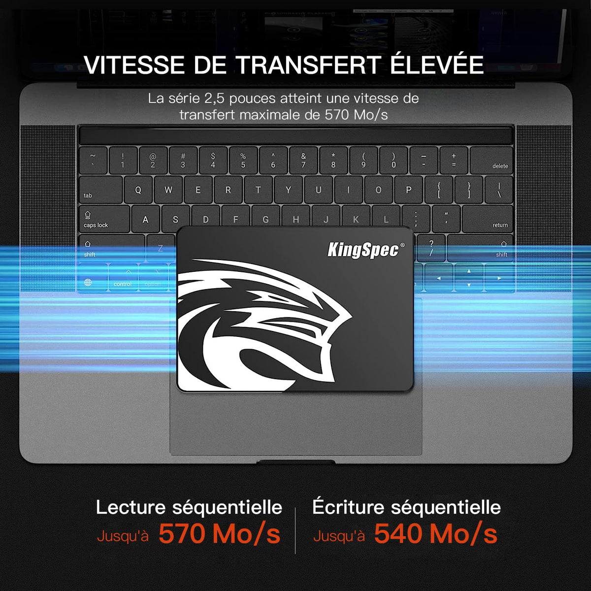KingSpec 128Go 2.5" SATA SSD, SATA III 6Go/s SSD Interne - Disque dur & SSD | DR CLICK Informatique