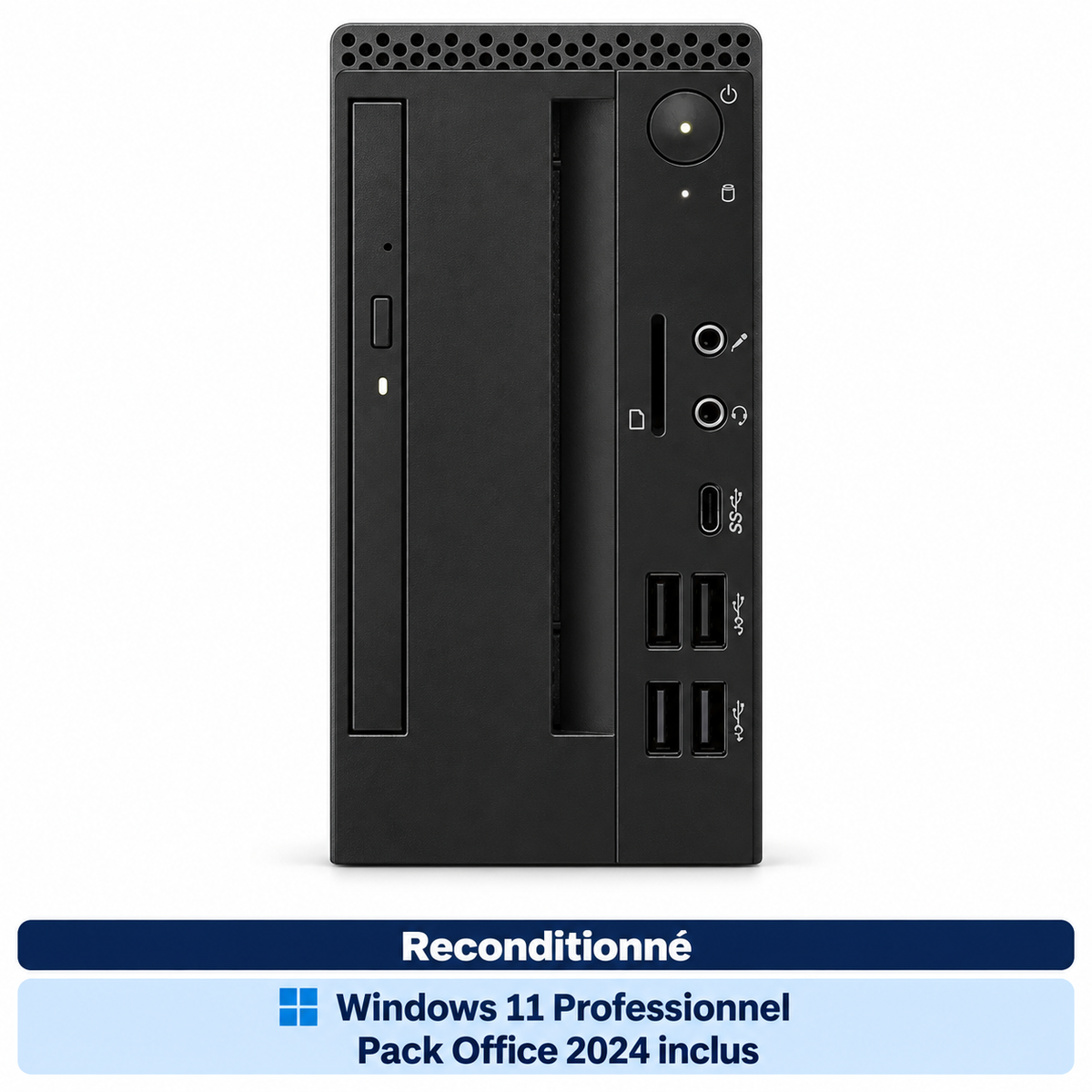 Lenovo ThinkCentre M720s SFF reconditionné — vue3