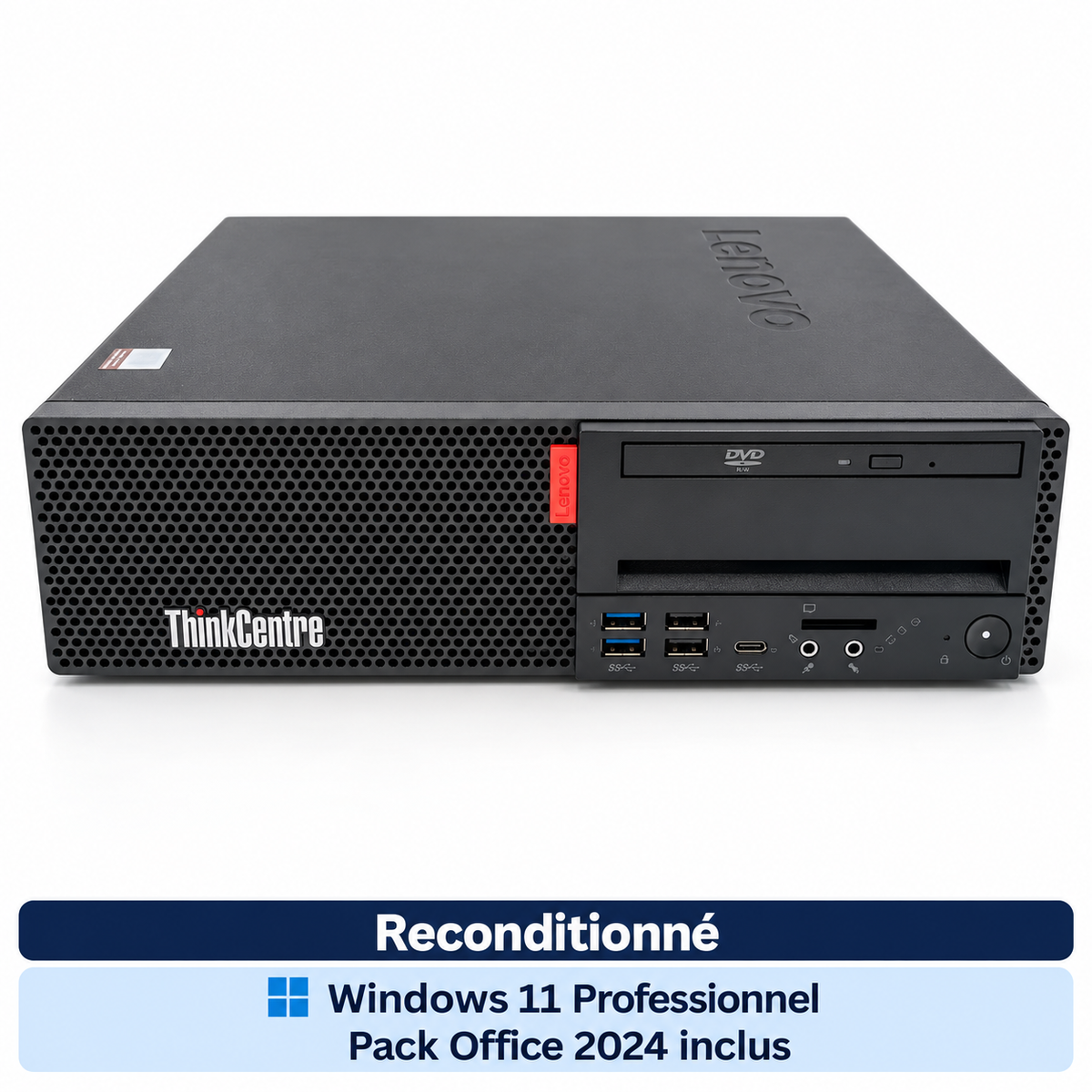 Lenovo ThinkCentre M920s SFF reconditionné — vue horizontale