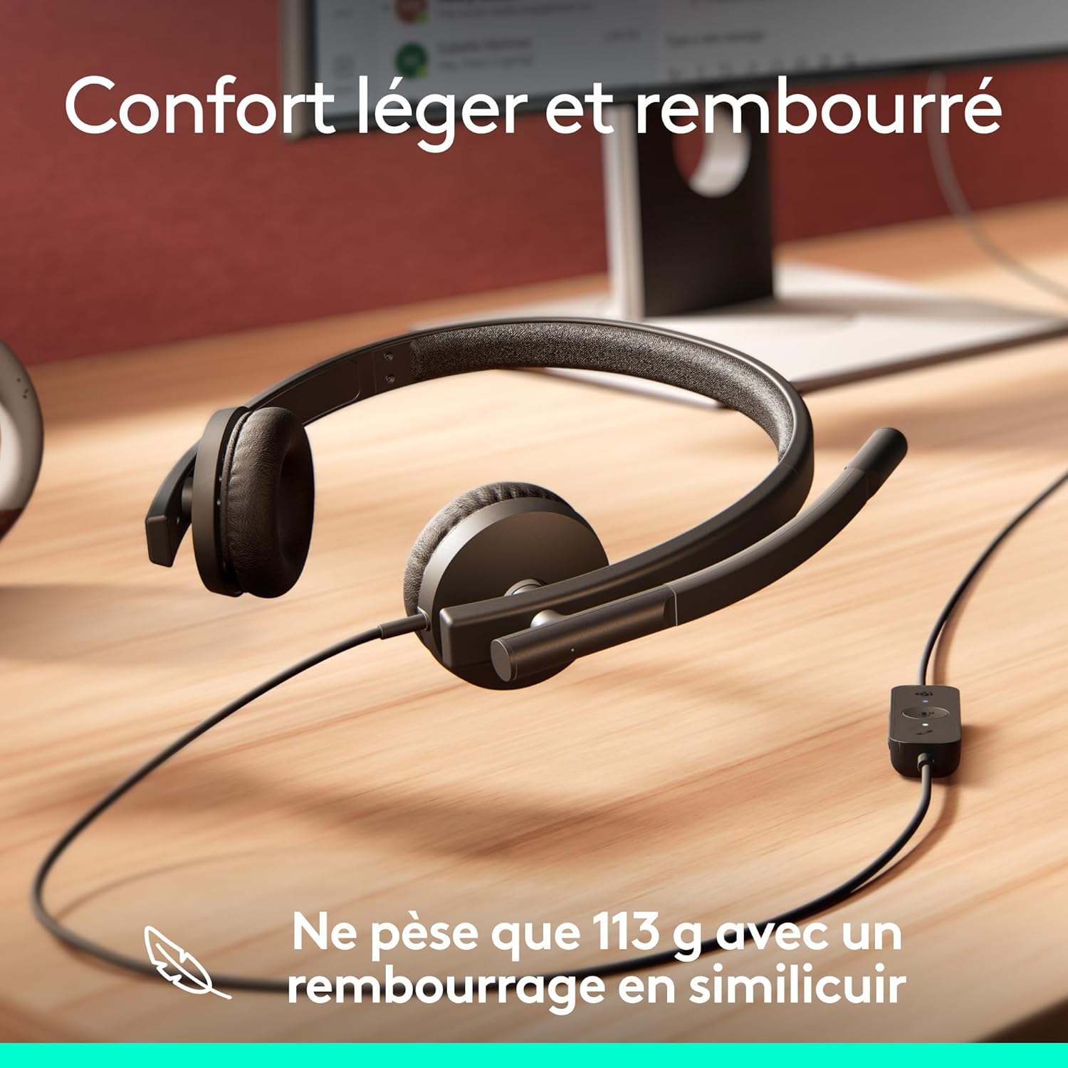 Logitech H570e, Casque USB avec Microphone pour PC et Mac - Casque & micro | DR CLICK Informatique