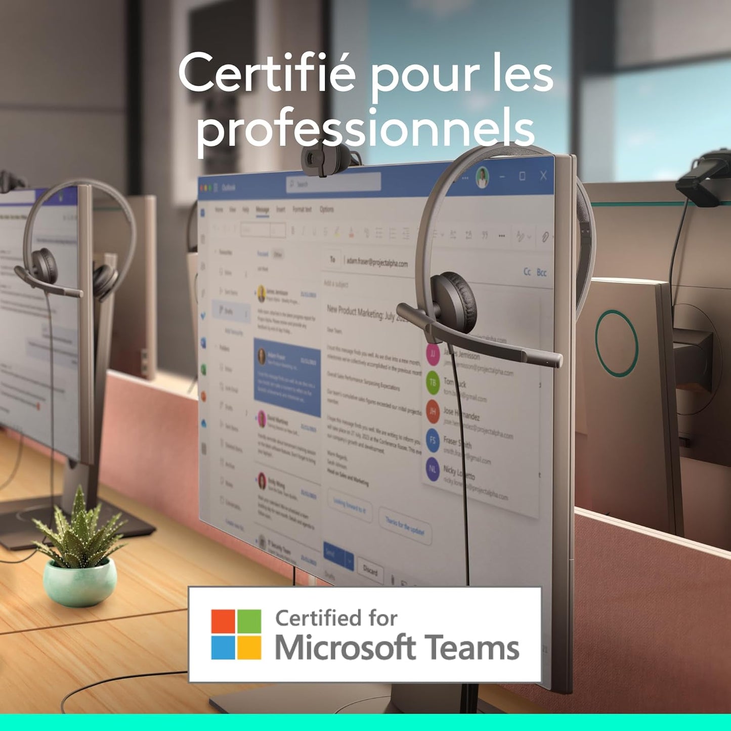 Logitech H570e, Casque USB avec Microphone pour PC et Mac - Casque & micro | DR CLICK Informatique