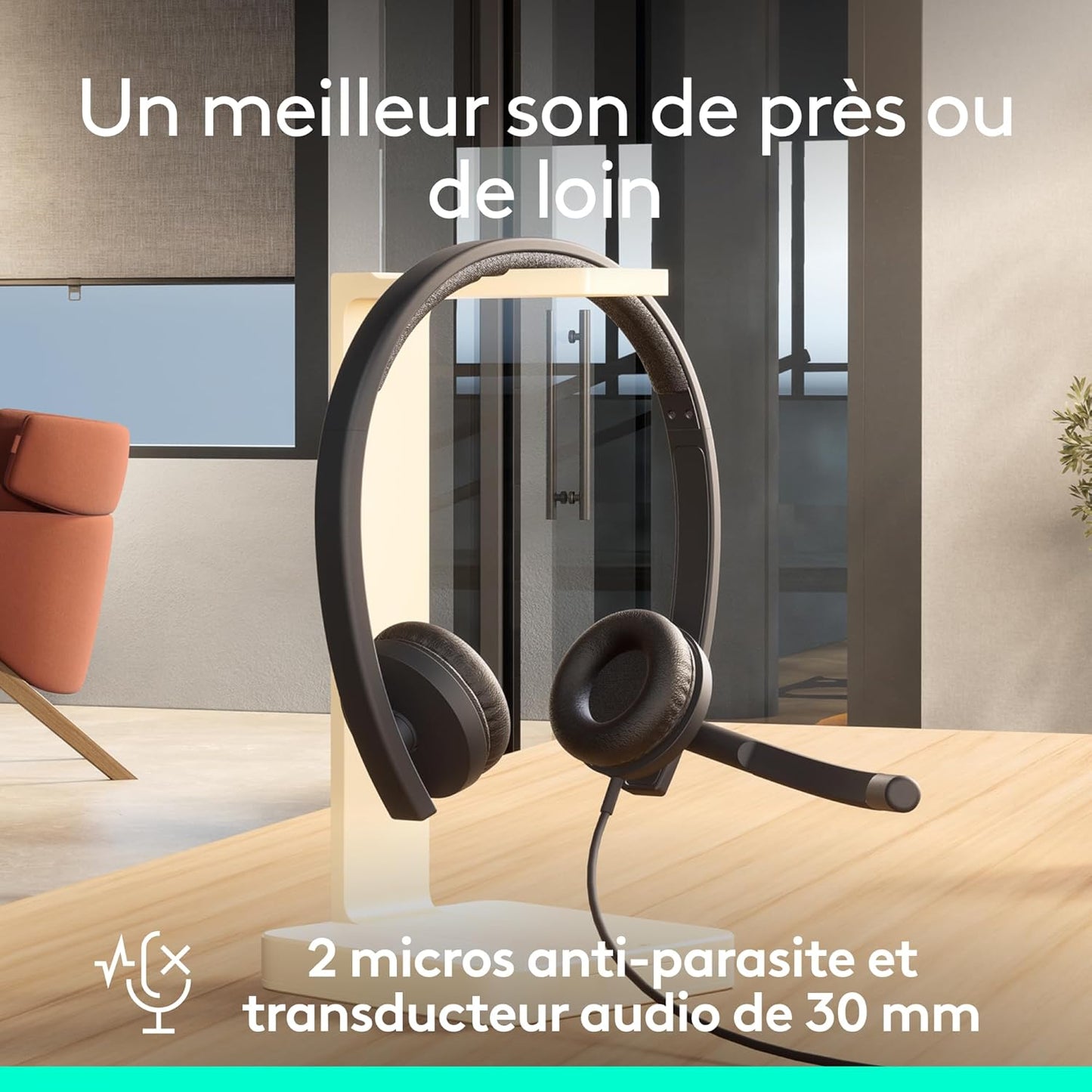 Logitech H570e, Casque USB avec Microphone pour PC et Mac - Casque & micro | DR CLICK Informatique