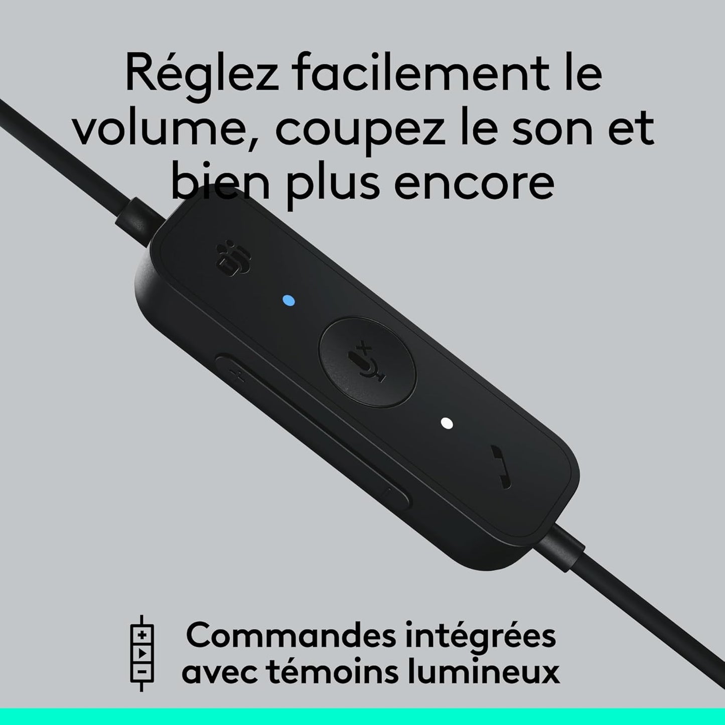 Logitech H570e, Casque USB avec Microphone pour PC et Mac - Casque & micro | DR CLICK Informatique