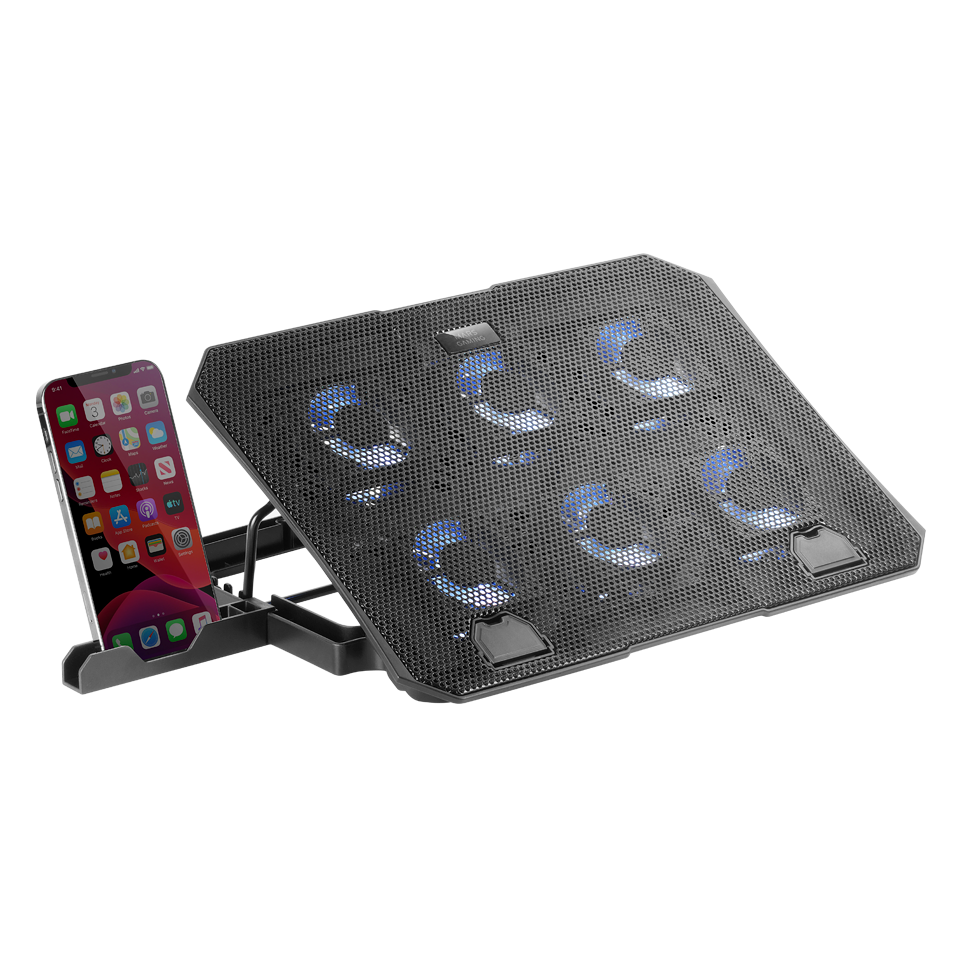 Mars Gaming MNBC23 — Support gaming 6 ventilateurs LED