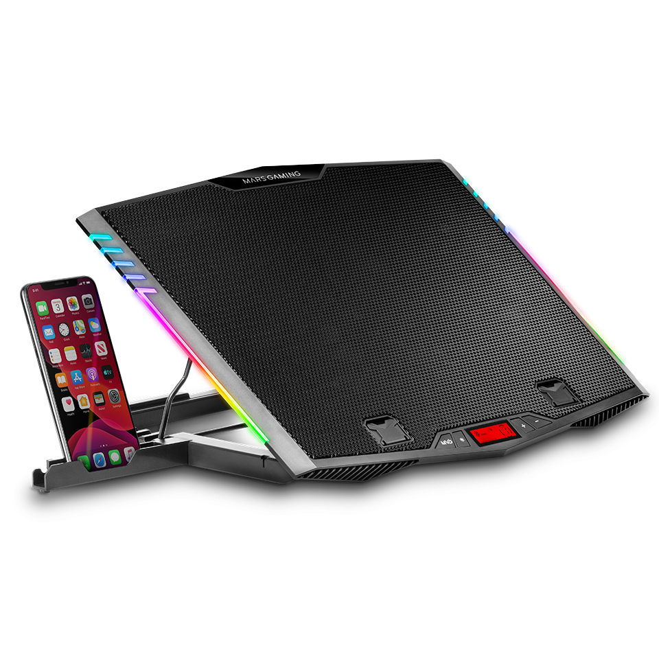 Mars Gaming MNBC5 — Support gaming 6 ventilateurs ARGB