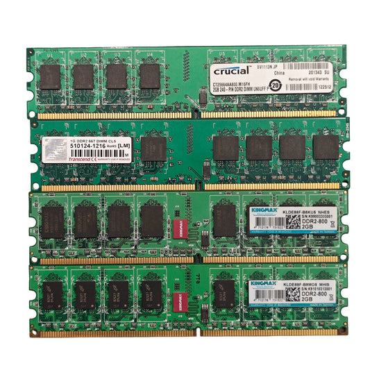 Mémoire RAM DDR2 PC de bureau DIMM 240 broches 667 800 MHz (Reconditionné) - Mémoire | DR CLICK Informatique