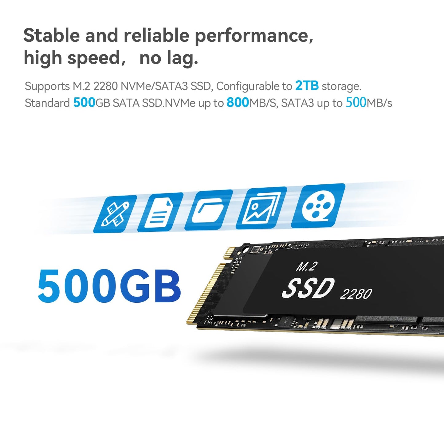 Mini PC Beelink MINI - S12 Pro, Intel Alder Lake - N100 jusqu'à 3,4 GHz) - Tiny PC | DR CLICK Informatique