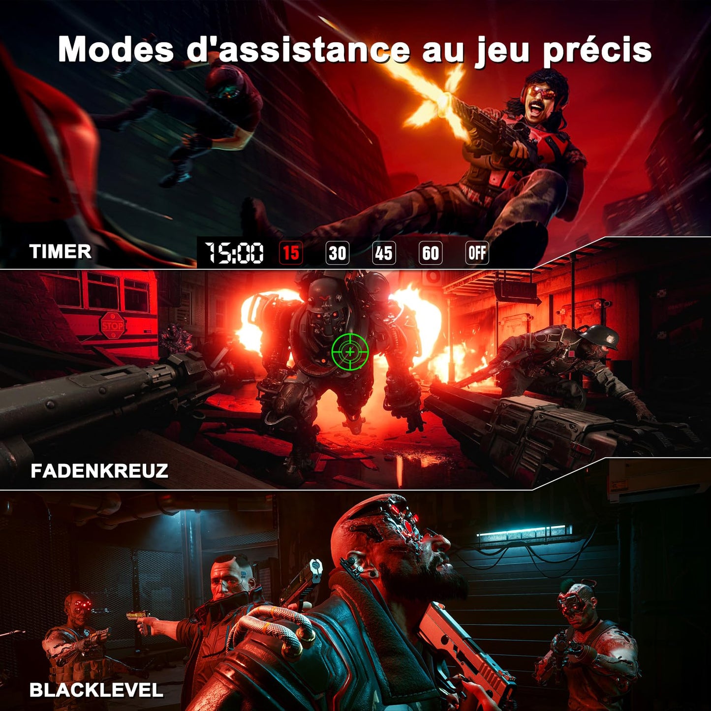 Minifire Écran PC Gaming 22 Pouces FHD (1920 x 1080), IPS, 75Hz, VGA et HDMI - Ecran ordinateur | DR CLICK Informatique