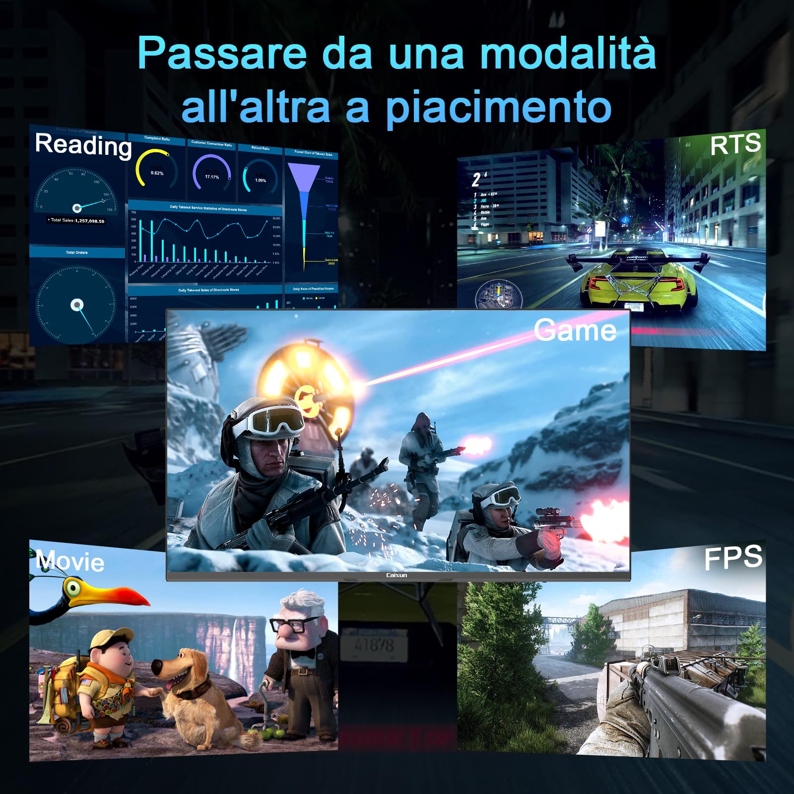 Minifire Écran PC Gaming 22 Pouces FHD (1920 x 1080), IPS, 75Hz, VGA et HDMI (Neuf) - Ecran ordinateur | DR CLICK Informatique