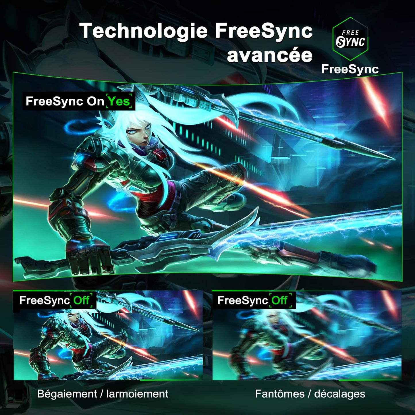 Minifire Moniteur PC 24 Pouces 100Hz, IPS, Ecran PC FHD 1080P, Haut - parleurs intégrés - Ecran ordinateur | DR CLICK Informatique