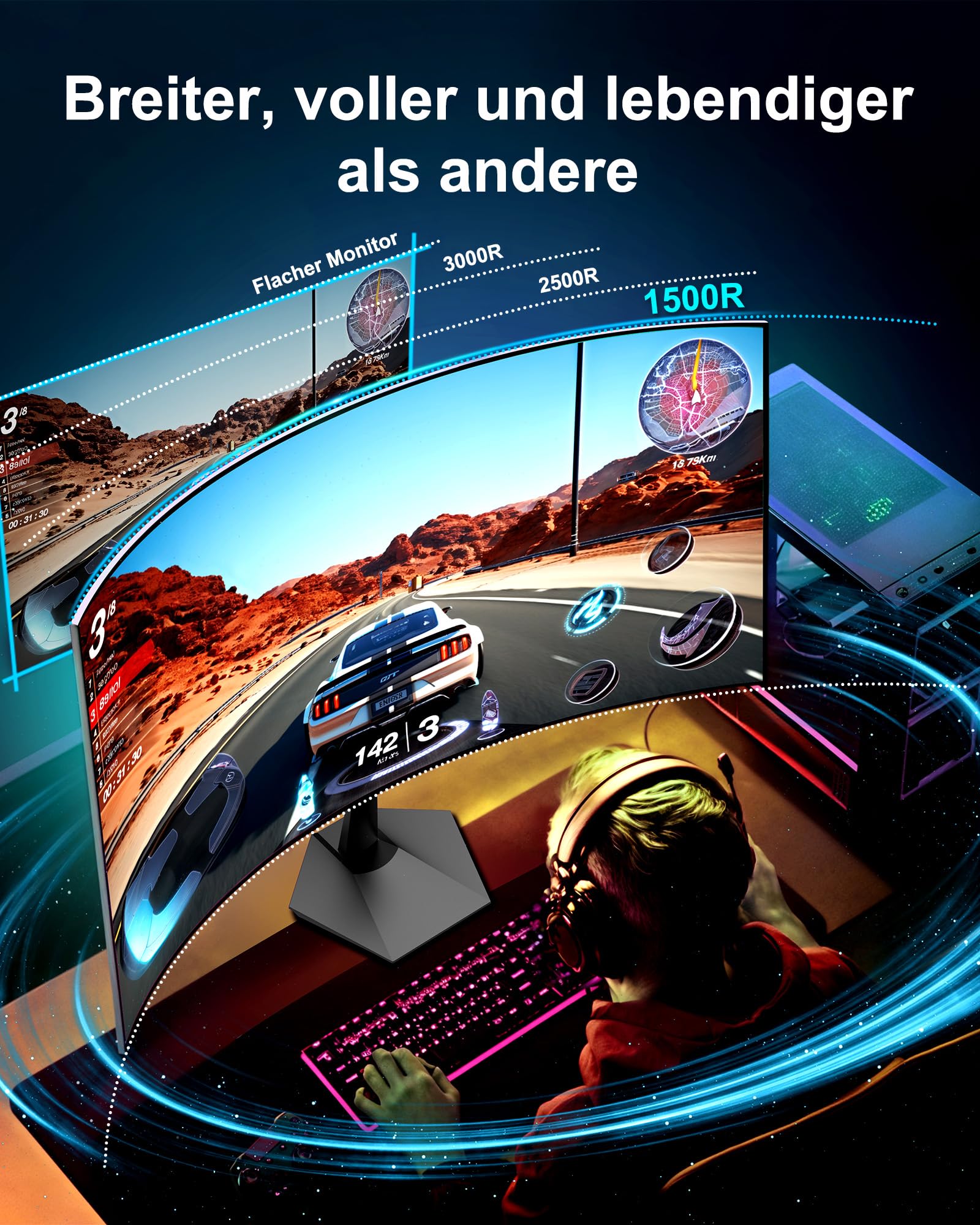 Minifire Moniteur PC 24 Pouces 100Hz, IPS, Ecran PC FHD 1080P, Haut - parleurs intégrés - Ecran ordinateur | DR CLICK Informatique